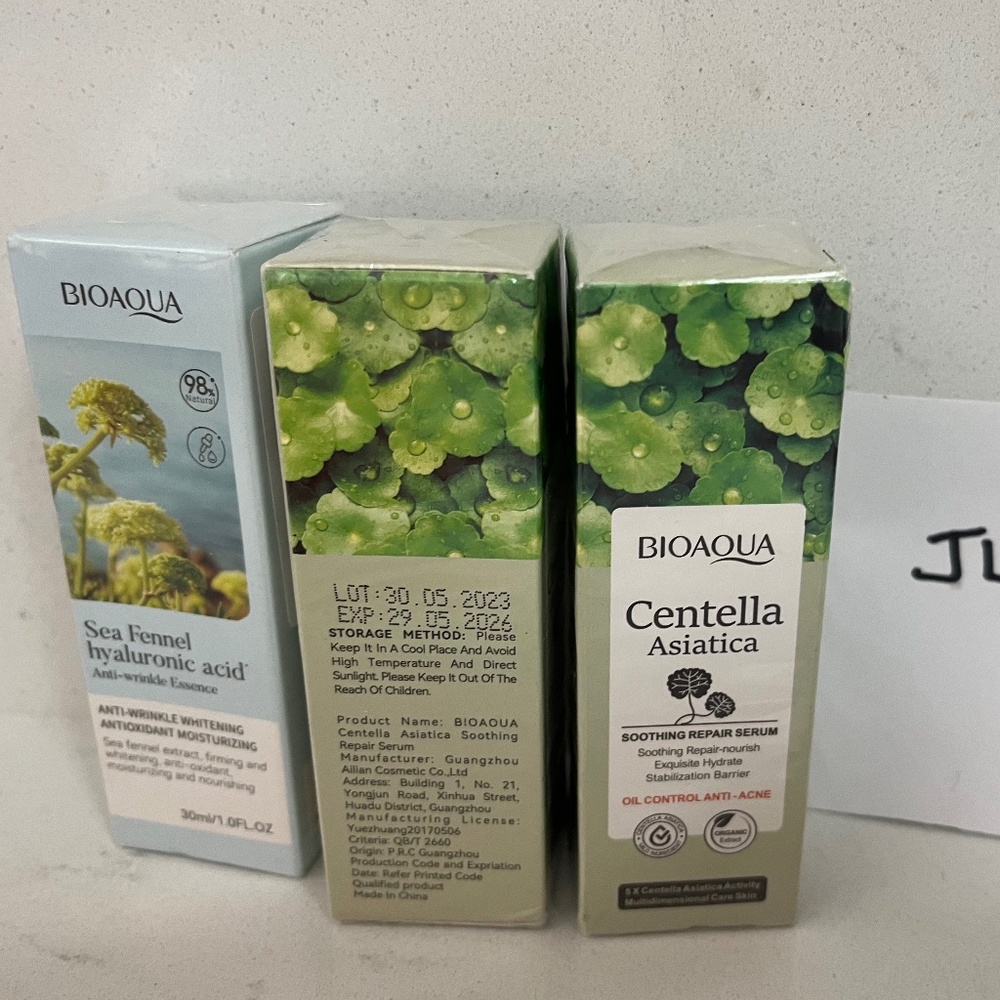 BNIB Bioaqua Sea Fennel Hyaluronic Acid Anti Wrinkle Whitening  Hydrating Serum